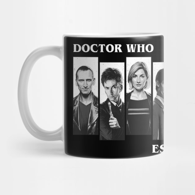 Doctor Who Est 1963 Classic Black by OrcaDeep